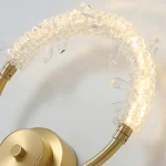 Crystal Cluster Ring Wall Lamp - Image 11