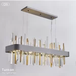 Crystal Minerals Chandelier - Image 3