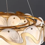Opal Veneer Chandelier - Image 8