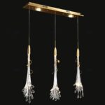 Organic Leaf Crystal Pendand - Image 10