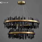 Obsidian Wave Chandelier - Image 4