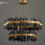 Obsidian Wave Chandelier - Image 11