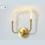 Crystal Cluster Ring Wall Lamp - Image 12