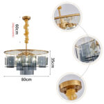 Asscher Quartz Chandelier - Image 8