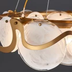 Opal Veneer Chandelier - Image 7