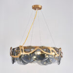 Opal Veneer Chandelier - Image 2
