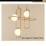 Geometric Globe Pendant - Image 3