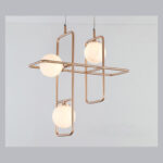 Geometric Globe Pendant