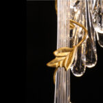 Organic Leaf Crystal Pendand - Image 14