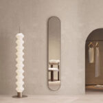 Modern Minimalism: Round Wall Mirror with Black Metal Frame - Image 6