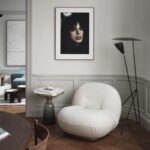 Bohemian Comfort: Rattan Accent Chair with Woven Backrest - Image 3