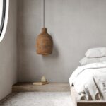 Rugged Charm: Textured Stone Pendant Lamp with Natural Finish - Image 2