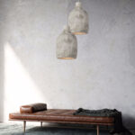 Rugged Charm: Textured Stone Pendant Lamp with Natural Finish - Image 13