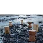 Elegant Essentials Tree Stump Stool Table - Image 7