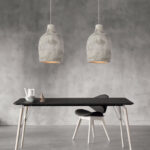 Rugged Charm: Textured Stone Pendant Lamp with Natural Finish - Image 14