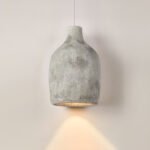 Rugged Charm: Textured Stone Pendant Lamp with Natural Finish - Image 9