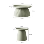 Mushroom Minimalist Collection - Coffe And Side Tables - Image 4