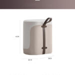 Fabric Low Stool Ottomans - Image 15