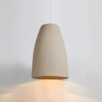 Wabi-Sabi Embrace: Textured Pendant Light with Sandy Neutrals - Image 10