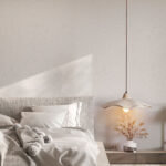 Rustic Elegance: Wabi-Sabi Rattan Pendant Light with Organic Texture  Description: - Image 7