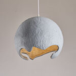 Adjustable Industrial Pendant Light with Metal Cage - Image 6