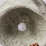 Rugged Charm: Textured Stone Pendant Lamp with Natural Finish - Image 16