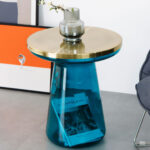 Gold Bell Glass Table - Image 24