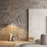 Rustic Elegance: Wabi-Sabi Rattan Pendant Light with Organic Texture  Description: - Image 11