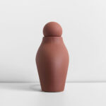 Tessellated Treasures: Geometric Stoneware Ornaments in Earthy Tones - Image 10