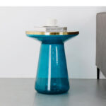 Gold Bell Glass Table - Image 10