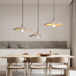 Rustic Elegance: Wabi-Sabi Rattan Pendant Light with Organic Texture  Description: - Image 14