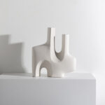 Tessellated Treasures: Geometric Stoneware Ornaments in Earthy Tones - Image 9