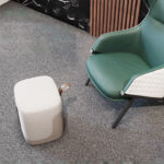 Fabric Low Stool Ottomans - Image 4