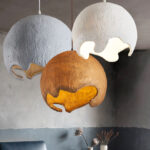 Adjustable Industrial Pendant Light with Metal Cage - Image 4