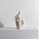 Tessellated Treasures: Geometric Stoneware Ornaments in Earthy Tones - Image 8