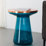 Gold Bell Glass Table - Image 12