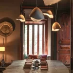 Woven Fiber Pendant Lamp with Clean Lines - Image 7