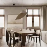 Woven Fiber Pendant Lamp with Clean Lines - Image 3