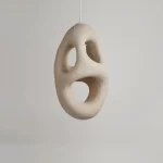 Earthy Elegance: Wabi-Sabi Pendant Lamp with Hand-Woven Texture - Image 11