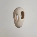 Earthy Elegance: Wabi-Sabi Pendant Lamp with Hand-Woven Texture - Image 9