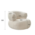 Upholstered Elegance Chair - Image 8