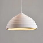 Rice Field Acoustic Pendant Lamp - Handcrafted Sustainable Lighting - Image 6