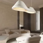 Rice Field Acoustic Pendant Lamp - Handcrafted Sustainable Lighting - Image 11