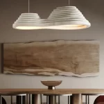 Rice Field Acoustic Pendant Lamp - Handcrafted Sustainable Lighting - Image 10