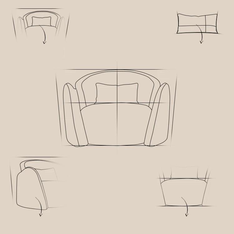 Leather Single Couch